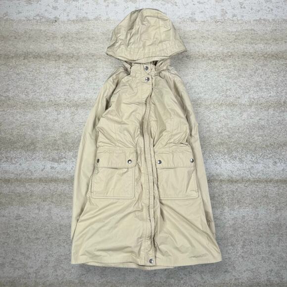 Patagonia Jackets & Blazers - Vintage Y2K Patagonia Windbreaker Jacket Womens S Tan Trench Coat Style Length